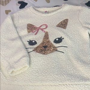 White kitty sweater(Kids)